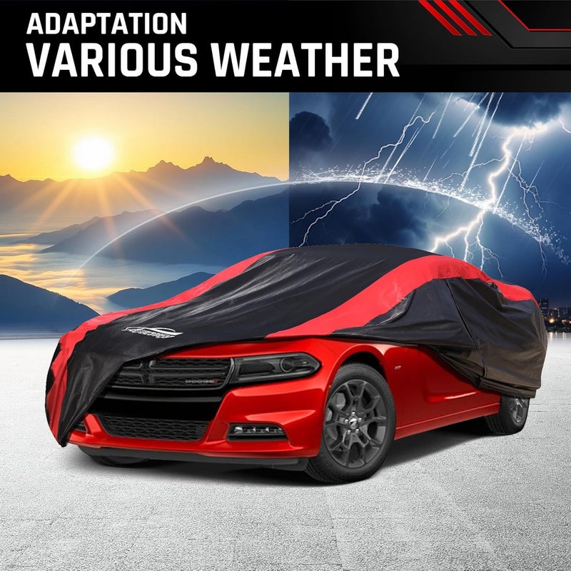AltoCover Car Cover Custom Fit for Dodge Charger 2006-2025, Coupe Car Cover Waterproof All Weather with Cotton Liner for Rain Snow Protection - Image 5